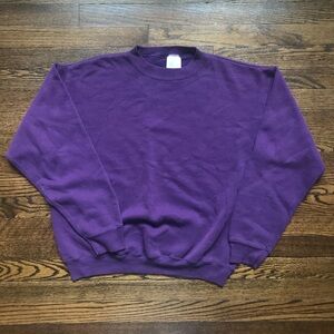 Vintage Purple Superweight Crewneck Sweater
